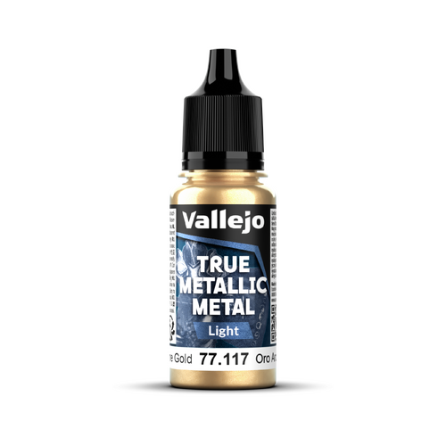 Vallejo True Metallic Metal: Light - Arcane Gold 18 ml