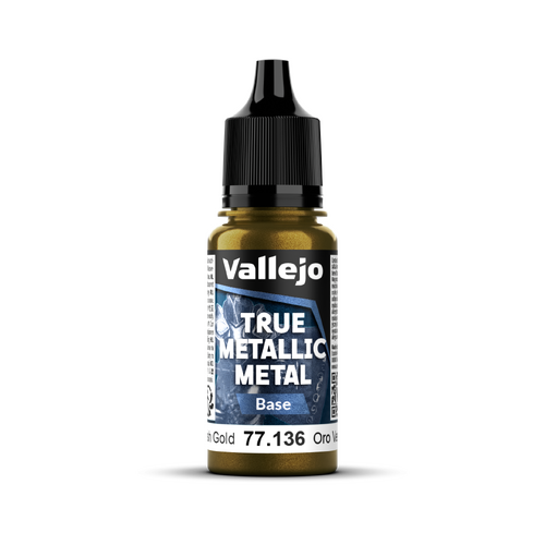 Vallejo True Metallic Metal: Base - Greenish Gold 18 ml