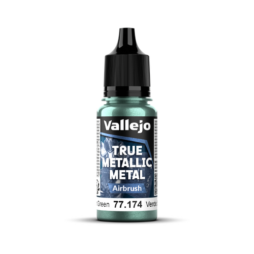 Vallejo True Metallic Metal: Airbrush - Dusken Green 18 ml