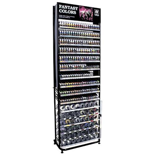 Vallejo Fantasy Colours Combi Range Display (Paints Only) [EX719FULL]