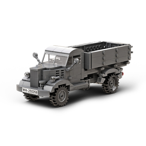 Build Army Opel Blitz WWII German Truck Model Brick Kit