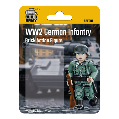 Build Army German Infantry Soldier Model Brick Kit