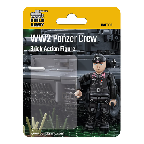 Build Army Panzer Crew Model Brick Kit