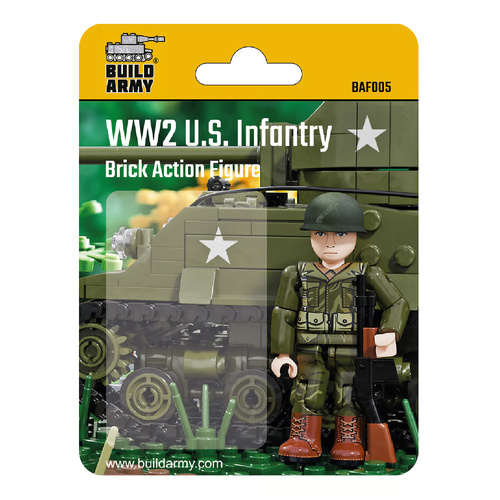Build Army U.S. Infantry Soldier Model Brick Kit