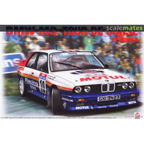 Beemax 1/24 BMW M3 Tour de Corse '87 Winner Plastic Model Kit