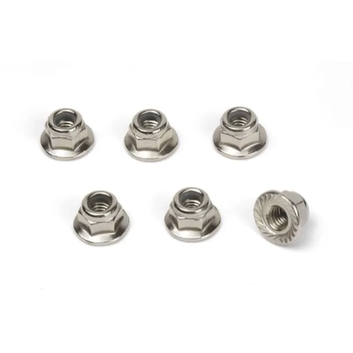 Blackzon M4 Flanged Lock Nuts (6pcs)