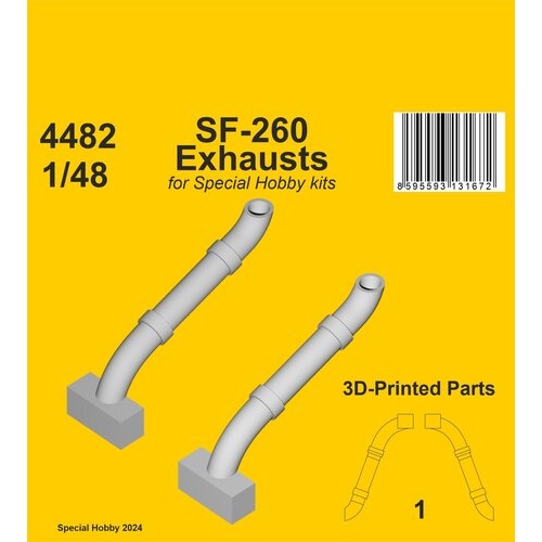 CMK 1/48 SF-260 Exhausts   / for SH kits
