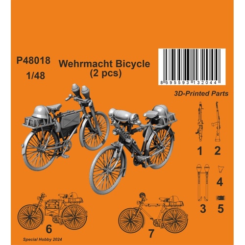 CMK 1/48 Wehrmacht Bicycle (2 pcs)