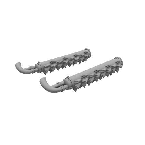 CMK 1/48 Beaufighter Mk.21 - Hedgehog Flame Damper Exhausts / Aussie Type