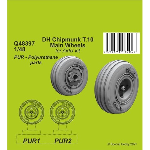 CMK 1/48 DH Chipmunk T.10 Main Wheels
