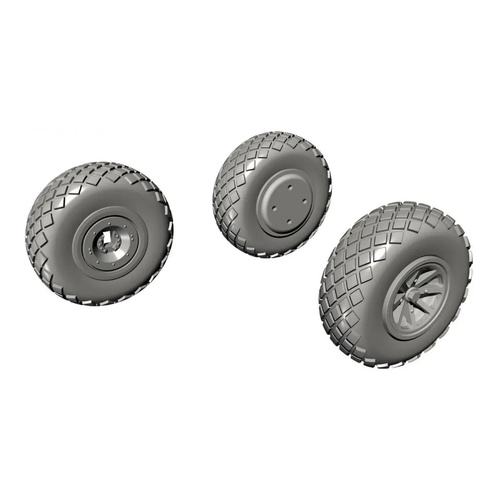 CMK 1/72 P-40 Wheels – Diamond Tread for Special Hobby kits