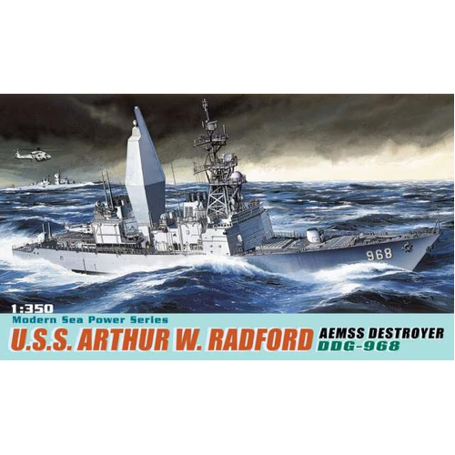 Dragon 1/350 U.S.S. Arthur W Radford AEMSS Destroyer Plastic Model Kit [1018]