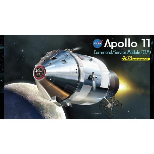 Dragon 1/48 Apollo 11 CSM Plastic Model Kit [11007]