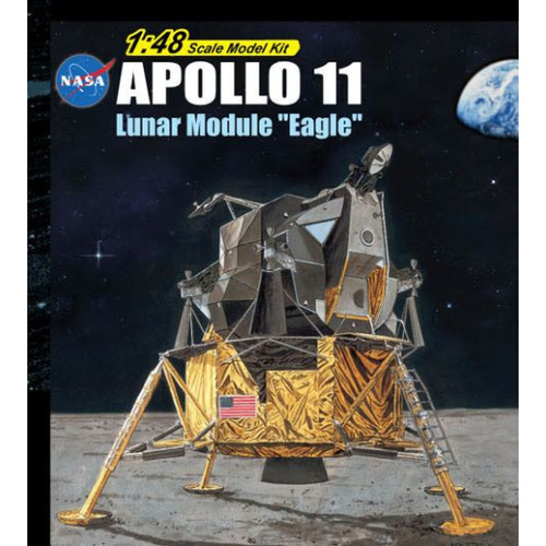Dragon 1/48 Apollo 11 Lunar Module "Eagle" Plastic Model Kit [11008]