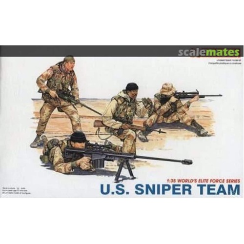 Dragon 1/35 U.S. Sniper Team Plastic Model Kit [3016]