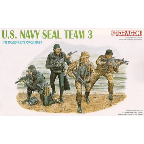 Dragon 1/35 U.S. Navy Seal Team 3 Plastic Model Kit [3025]