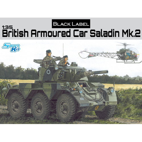 Dragon 1/35 British Armored Car Saladin Mk.2 Plastic Model Kit [3554]