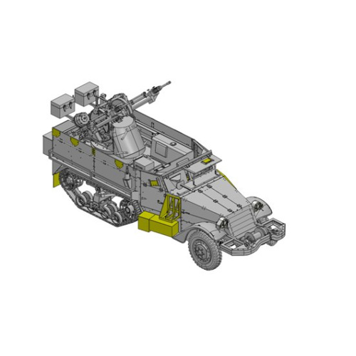 Dragon 1/35 IDF M3 Halftrack w/ TCM-20 [3586]