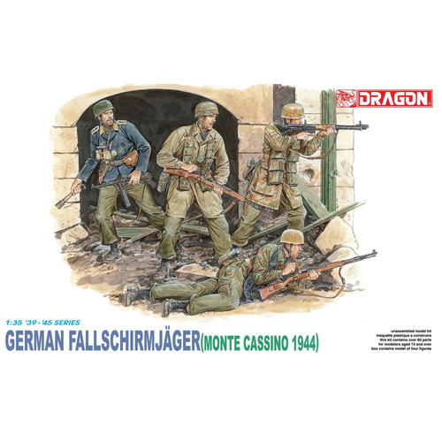 Dragon 1/35 Fallschirmjager Monte Cassino1944 Plastic Model Kit