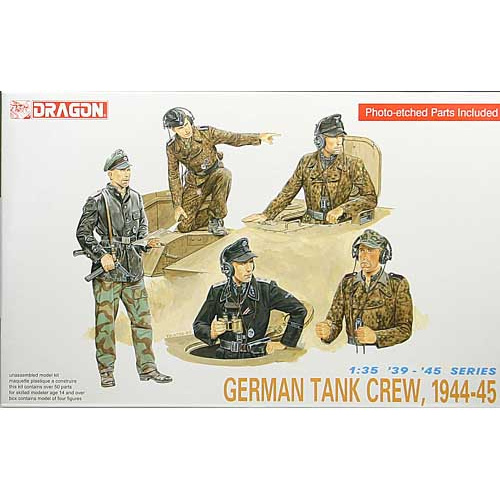 Dragon 1/35 GERMAN TANK CREW 1944/45 [6014]