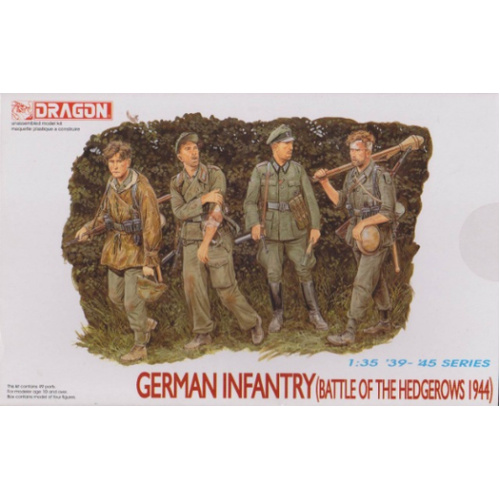 Dragon 1/35 German Infantry (Battle Of The Hedgerows 1944) Plastic Model Kit