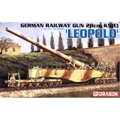 Dragon 1/35 German Railway Gun 28CM K5E "Leopold" [6200]