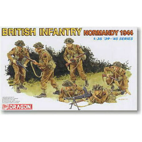 Dragon 1/35 British Infantry (Normandy 1944) Plastic Model Kit [6212]