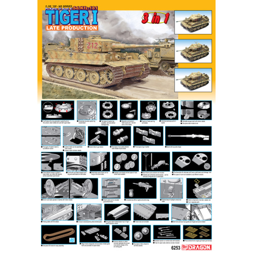 Dragon 1/35 Tiger I Late Production [6253]