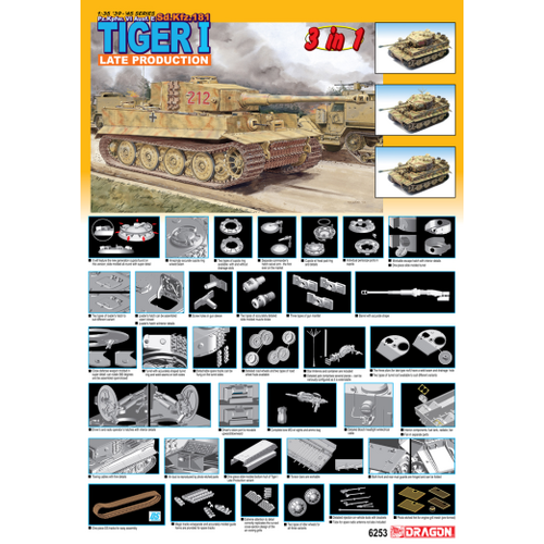 Dragon 1/35 Tiger I Late Production [6253]
