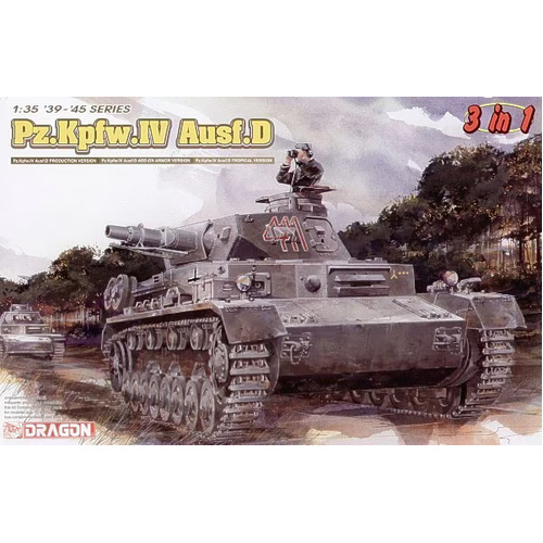 Dragon 1/35 Pz.Kpfw.IV Ausf.D Plastic Model Kit [6265]