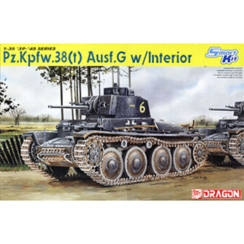 Dragon 1/35 Pz.Kpfw.38(t) Ausf.G w/Interior Plastic Model Kit [6290]