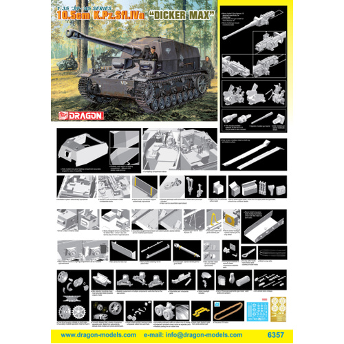Dragon 1/35 10.5cm K.Pz.Sfl.IVa "Dicker Max" [6357]