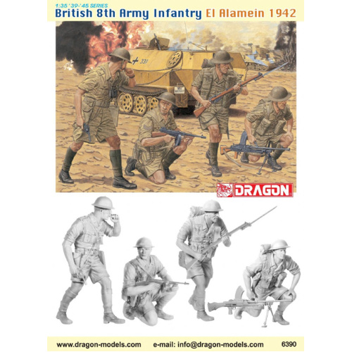 Dragon 1/35 British 8th Army Infantry (El Alamein 1942) [6390]