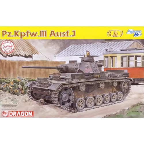 Dragon 1/35 Pz.Kpfw.III Ausf.J Plastic Model Kit