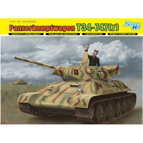 Dragon 1/35 PANZERKAMPFWAGEN T34-747(r) (SMART KIT) [6449]