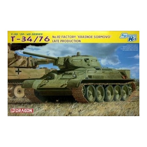Dragon 1/35 T-34/76 No.112 Factory "Krasnoe Sormovo" Late Production Plastic Model Kit [6479]