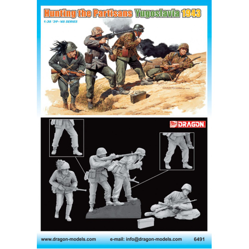 Dragon 1/35 HUNTING THE PARTISANS (YUGOSLAVIA 1943) [6491]