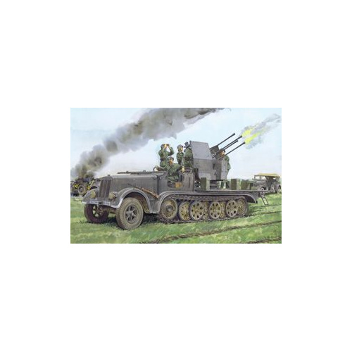 Dragon 1/35 Sd.Kfz.7/1 2cm Flakvierling 38 auf Selbstfahrlafette Plastic Model Kit [6525]