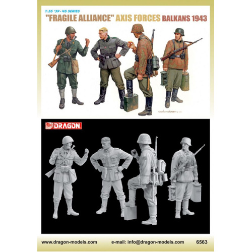 Dragon 1/35 "Fragile Alliance" Axis Forces (Balkans 1943) Plastic Model Kit