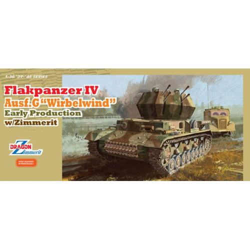 Dragon 1/35 Flakpanzer IV Ausf.G "Wirbelwind" Early Production w/Zimmerit [6565]