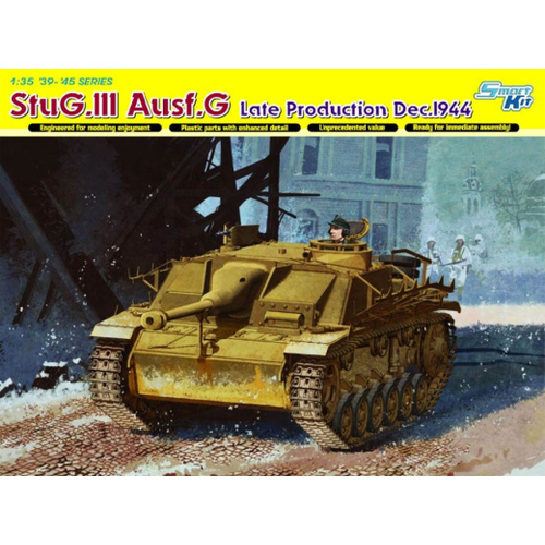 Dragon 1/35 StuG.III Ausf.G DEC 1944 PRODUCTION (SMART KIT) [6593]