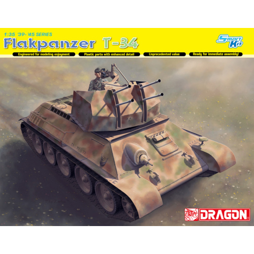 Dragon 1/35 FLAKPANZER T-34 (SMART KIT) [6599]