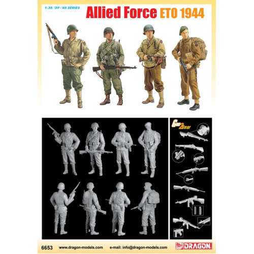 Dragon 1/35 Allied Force (ETO 1944) Plastic Model Kit [6653]