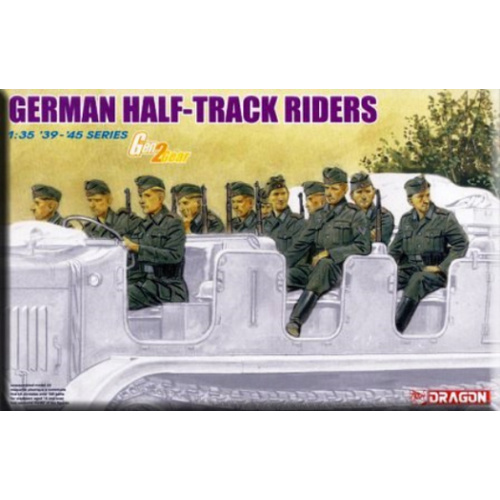 Dragon 1/35 German Half-Track Riders Plastic Model Kit