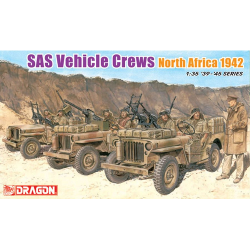 Dragon 1/35 SAS Vehicle Crews North Africa 1942 [6682]