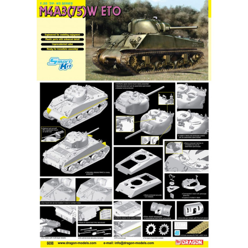 Dragon 1/35 M4A3 75(W) ETO (Smart Kit) [6698]