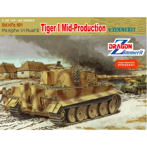 Dragon 1/35 Sd.Kfz.181 Pz.Kpfw.VI Ausf.E TIGER I MID PRODUCTION w/ZIMMERIT [6700]