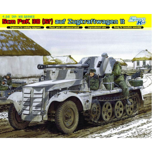 Dragon 1/35 5cm PaK 38 auf ZUGKRAFTEAGEN 1t (SMART KIT) [6719]