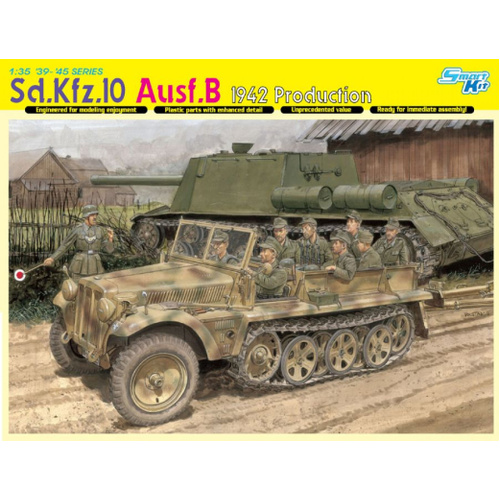 Dragon 1/35 Sd.Kfz.10 Ausf.B 1942 PRODUCTION (SMART KIT) [6731]