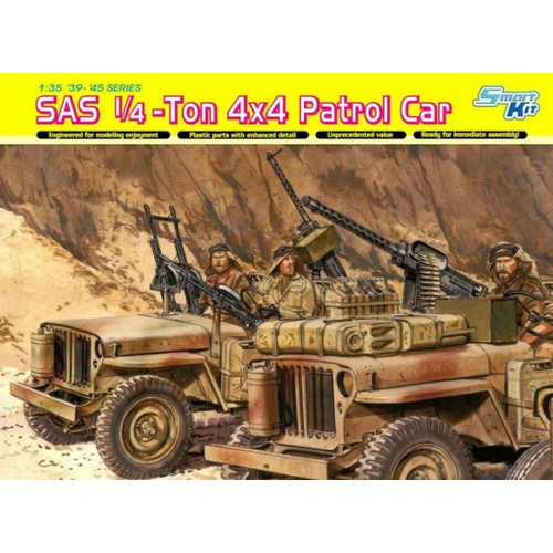 Dragon 1/35 SAS 1/4-Ton 4x4 Patrol Car (Smart Kit) [6745]